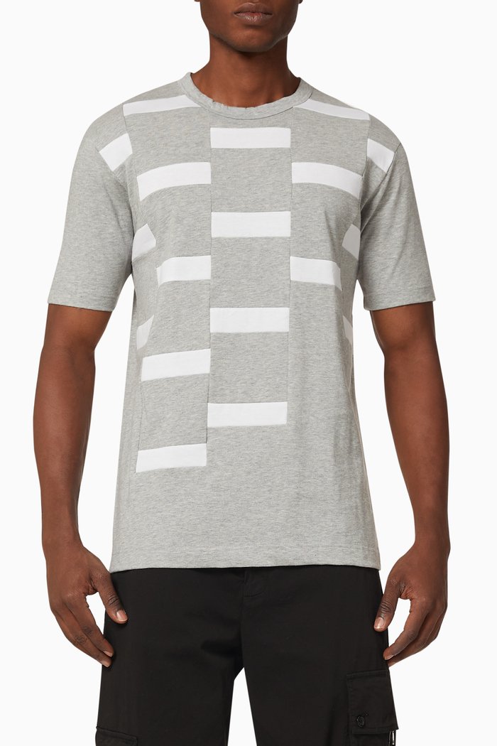 

Blocks Cotton T-shirt, Grey