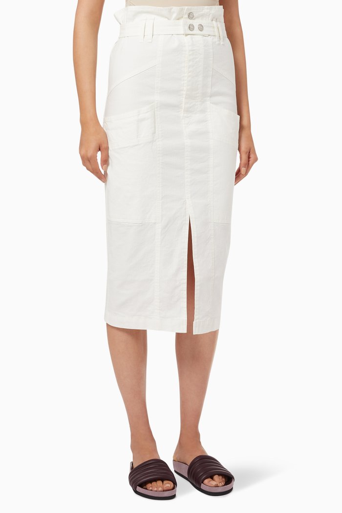 

Elekia High-waisted Skirt, Neutral
