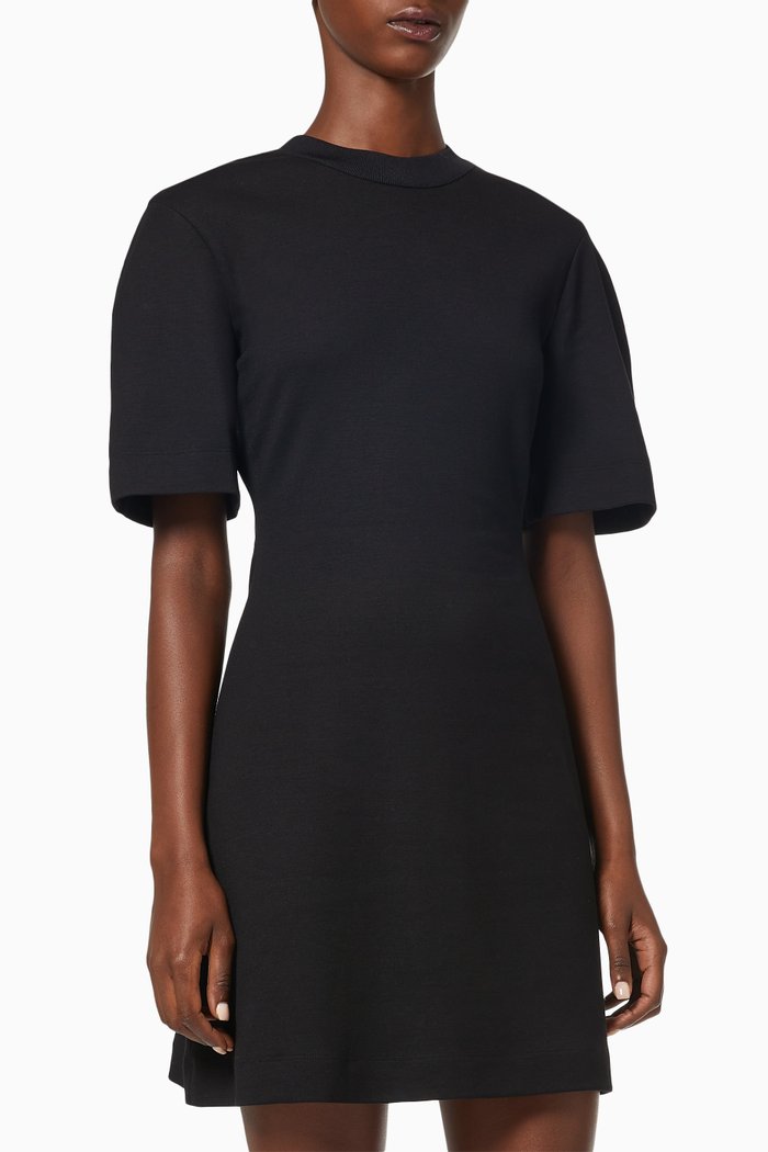 

McQueen Graffiti T-shirt Dress in Cotton Jersey, Pink
