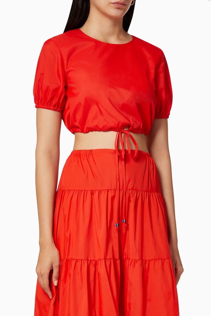 

Prato Crop Top, Red