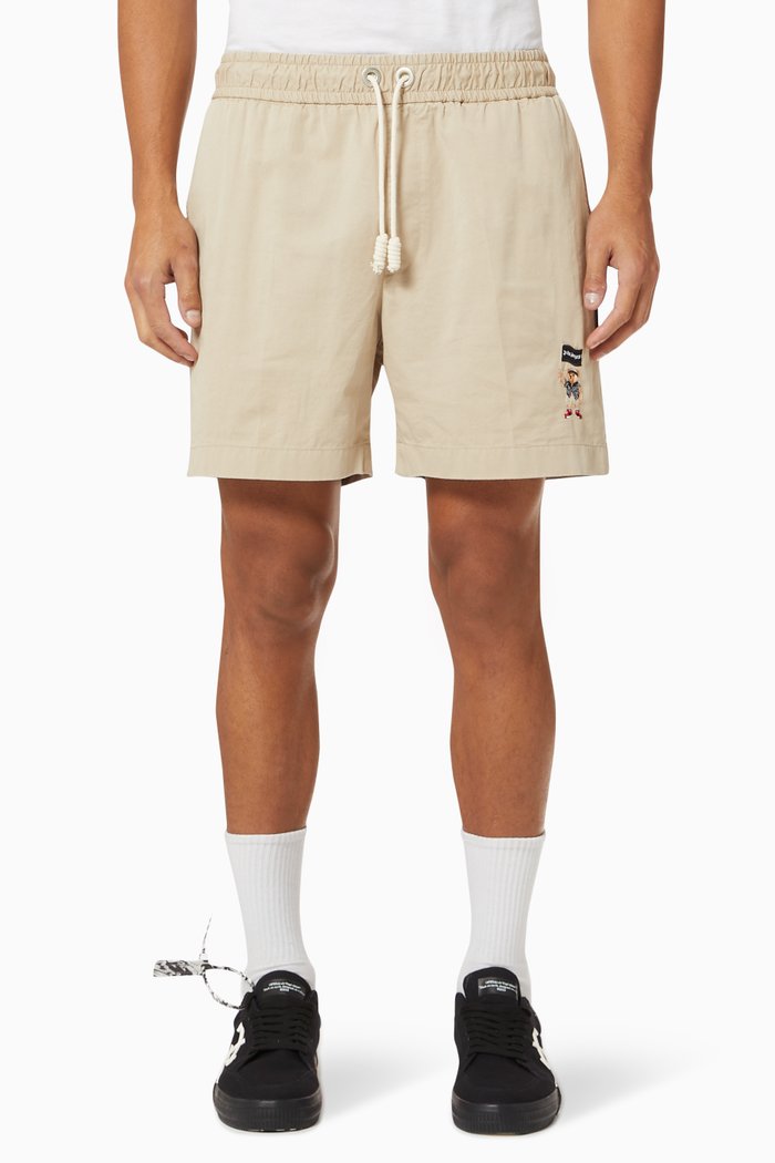 

Pirate Bear Chino Shorts in Cotton, Neutral
