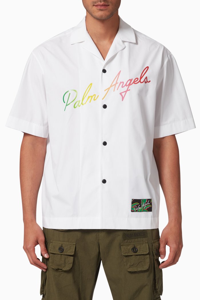 

Miami Bowling Shirt in Cotton, White