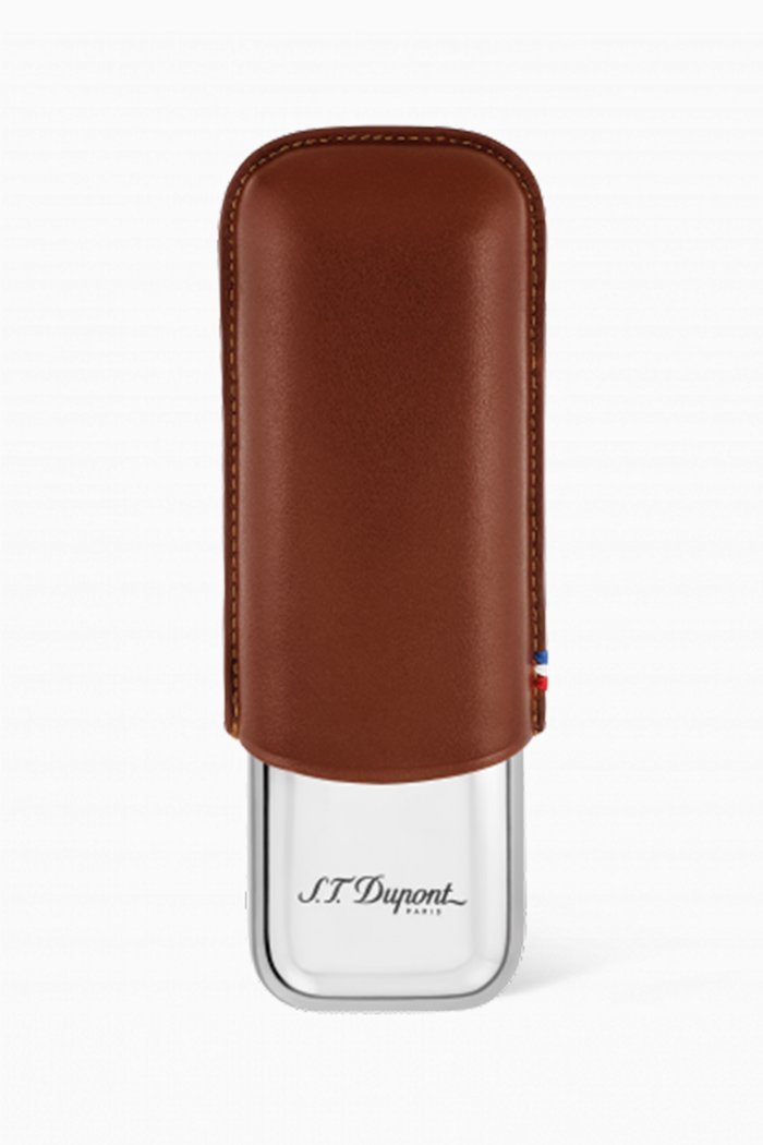 Double Cigar Case, Brown