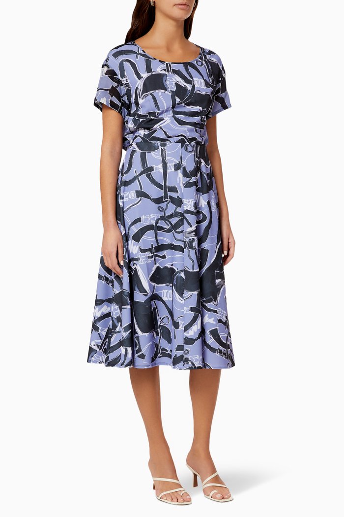

Crimea Midi Dress, Purple