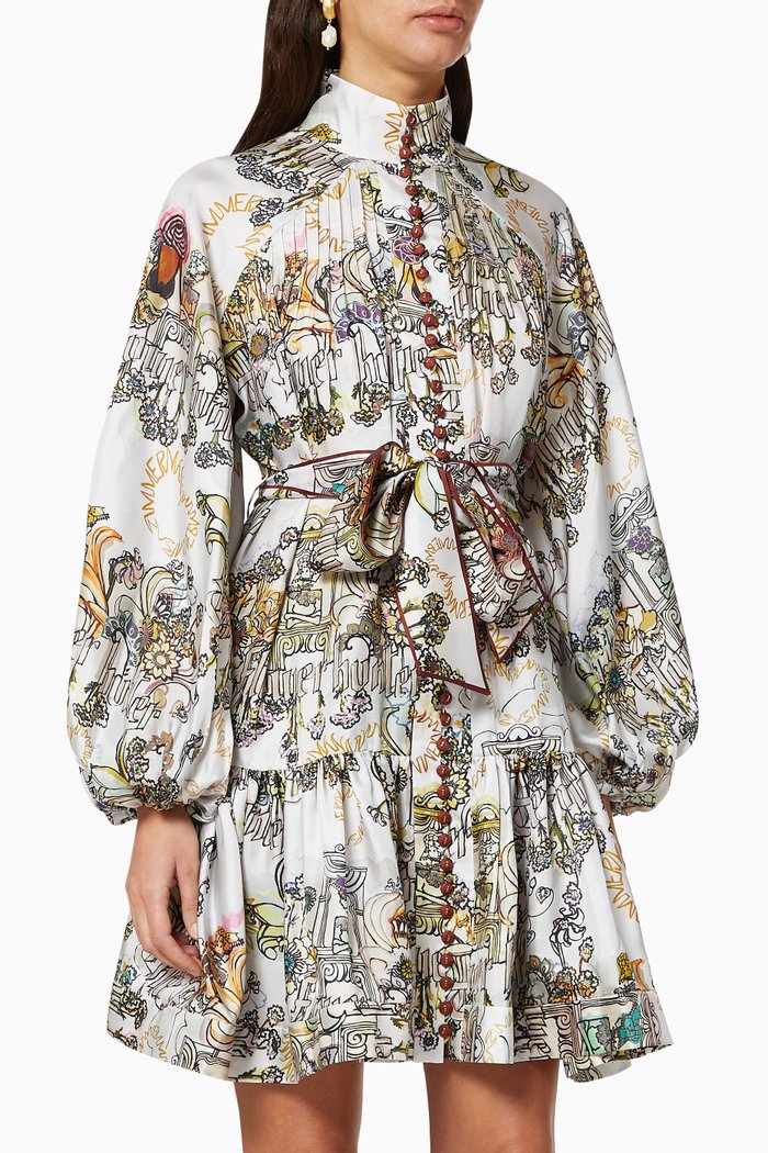 

Botanica Lantern Dress, Black