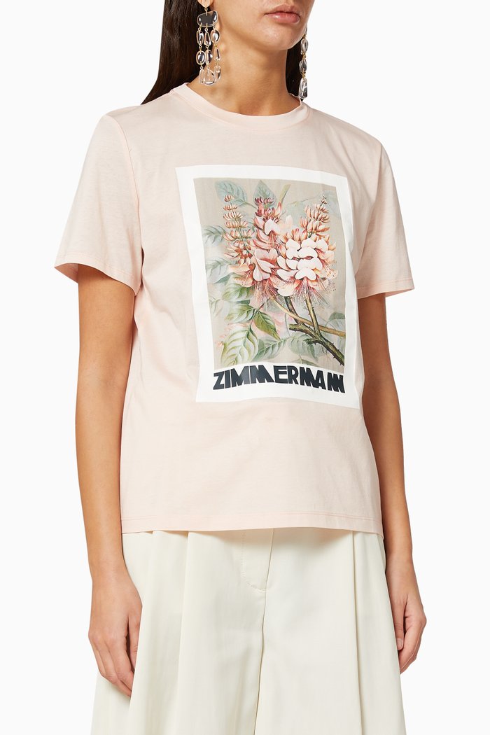 

Botanica Printed T-shirt, Pink