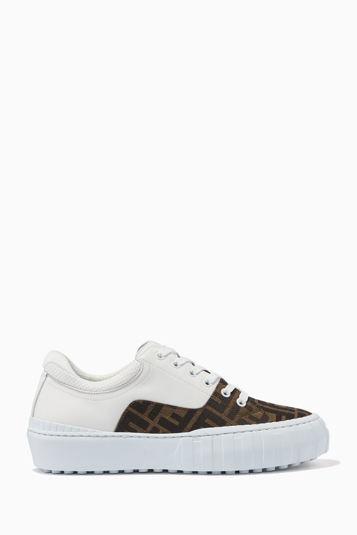 Force Low-top Sneakers in Leather, White
