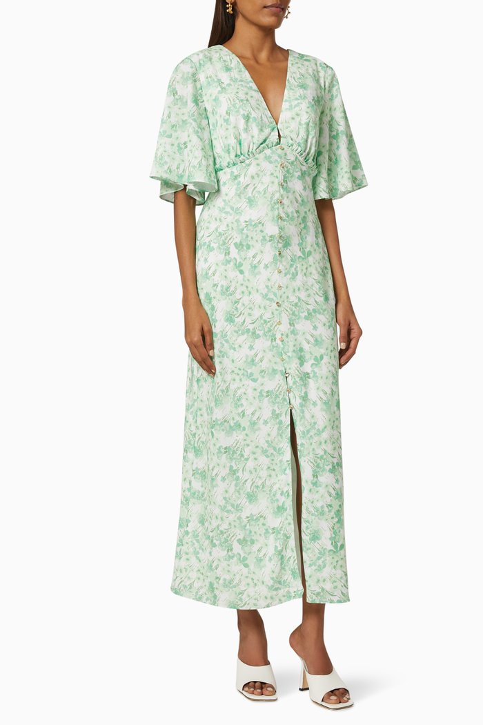 

Blaze Midi Dress, Green