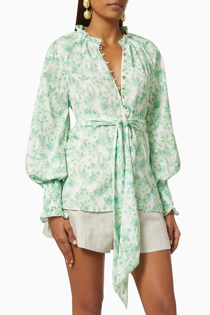 

Blaze Long Sleeves Top, Green