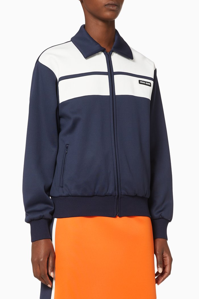 

Logo Zip Jacket, Blue