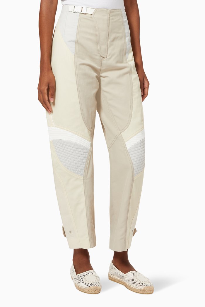 

Brooke Trousers in Organic Cotton Twill, Neutral