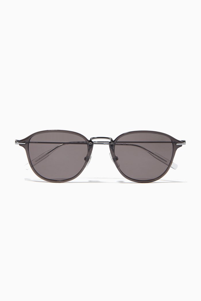 

Round Sunglasses in Acetate, Grey