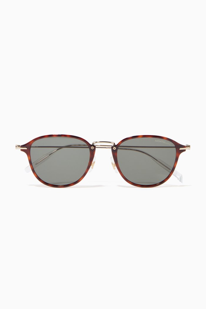 

Round Sunglasses in Acetate, Brown