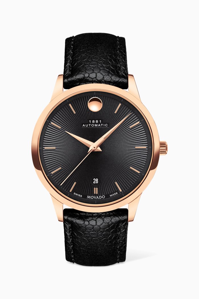 

1881 Automatic Watch, 39.5mm, Black