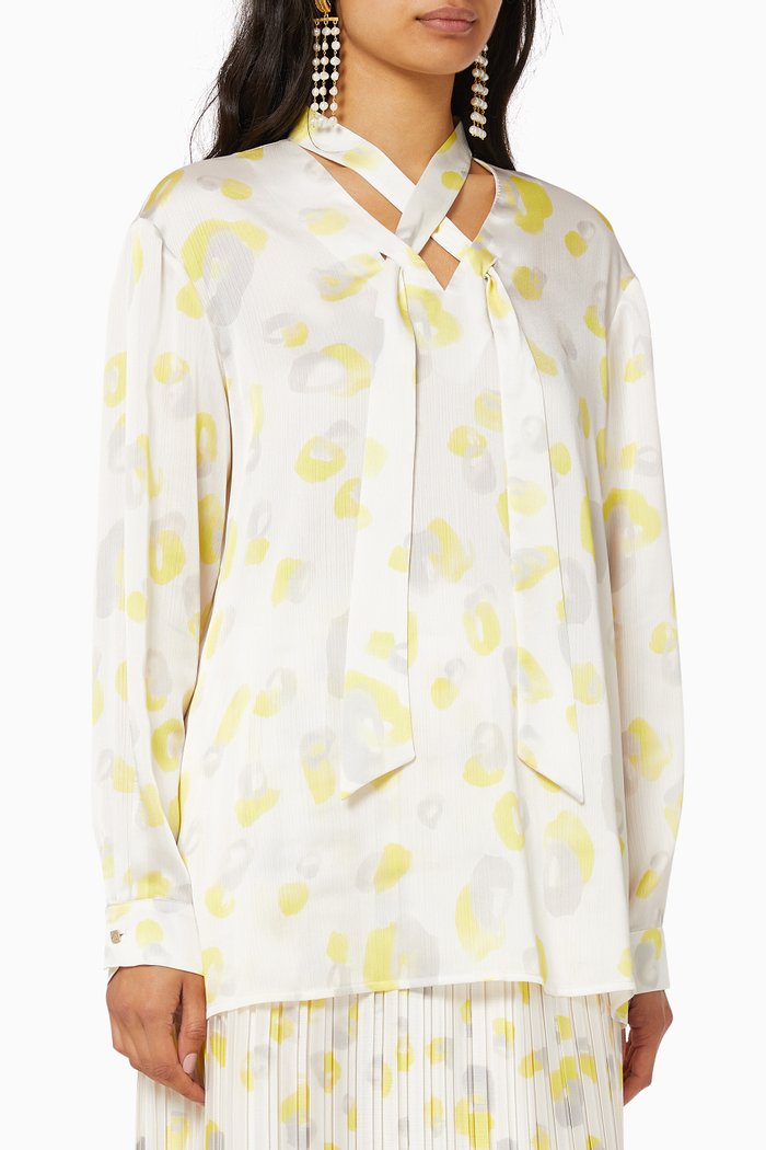 

Criss-Cross Floral Blouse, Multicolour