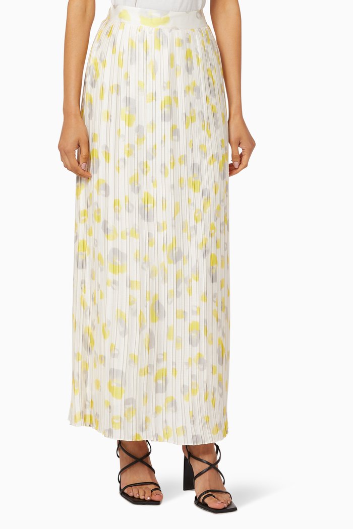 

Floral Print Pleated Skirt, Multicolour