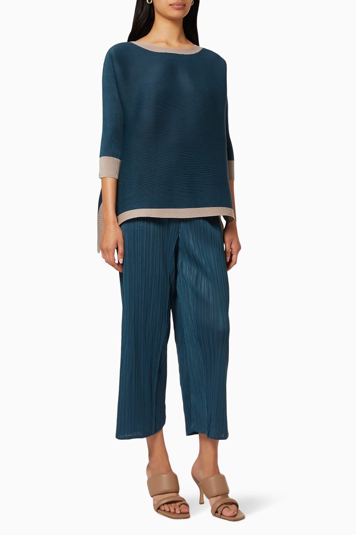 

Iris Co-ord Top & Pants Set, Blue