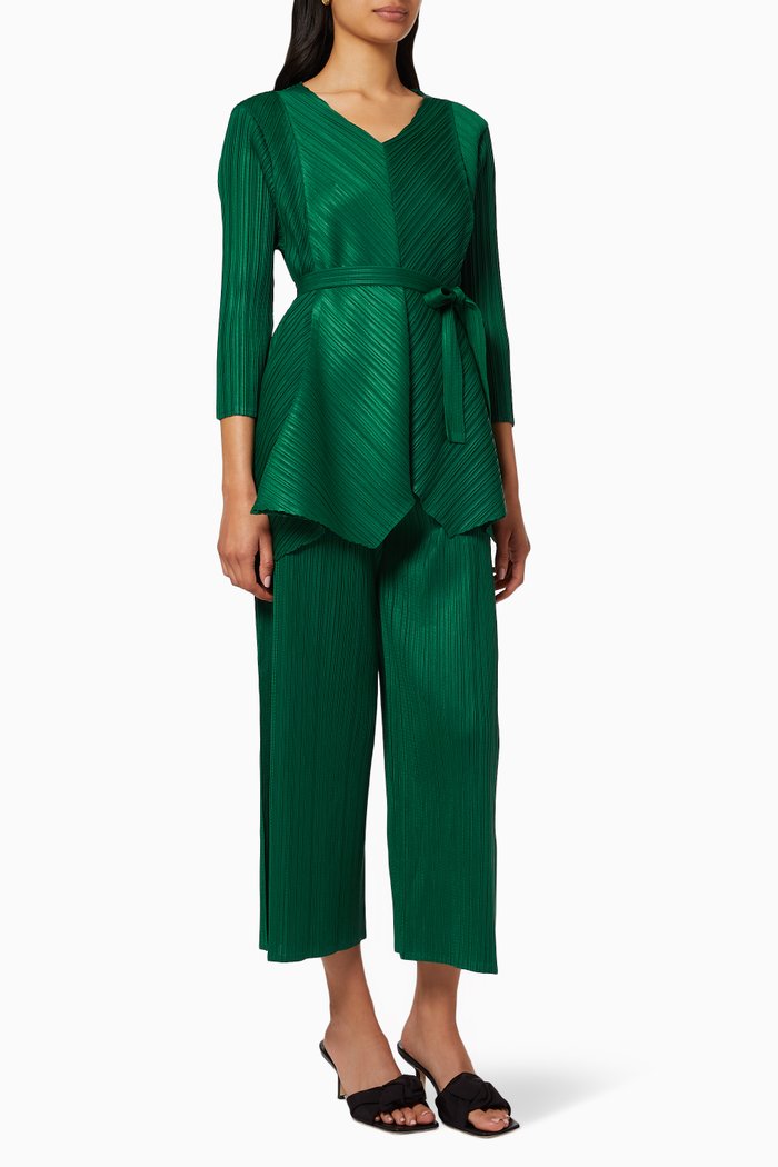 

Zola Co-ord Top & Pants Set, Green