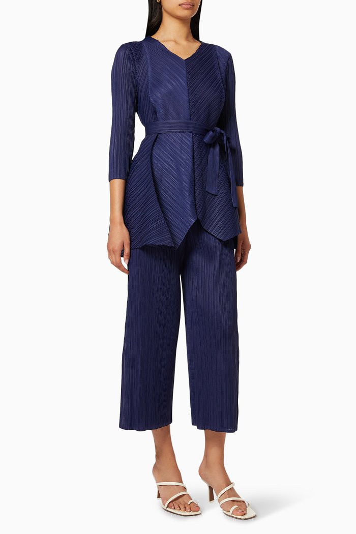 

Zola Co-ord Top & Pants Set, Blue
