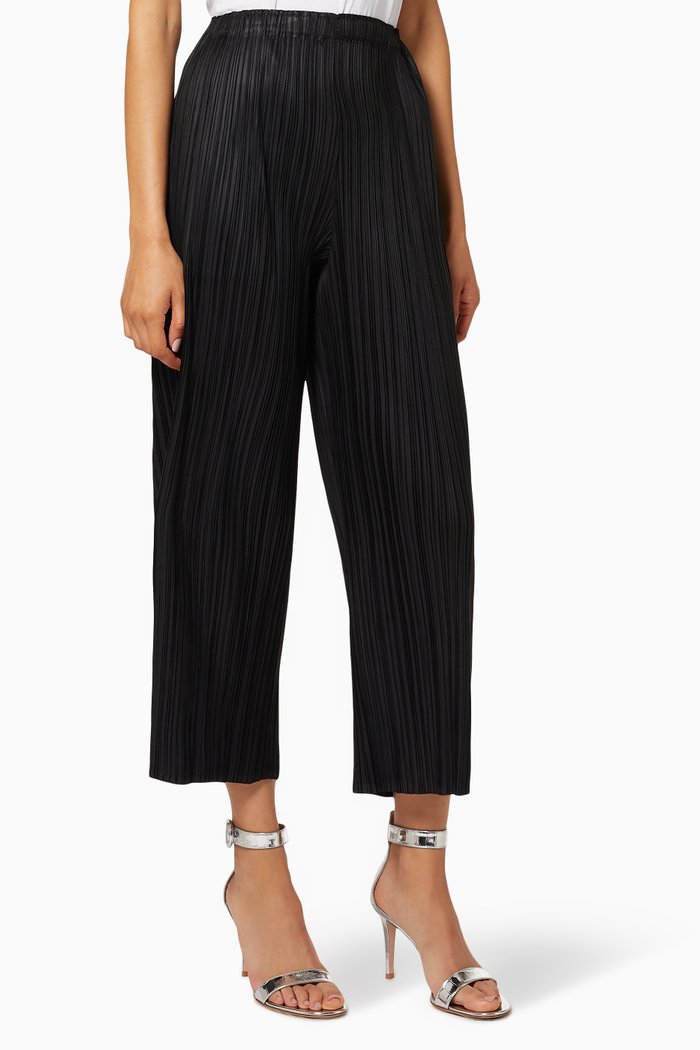 

Diane Pleated Pants, Black