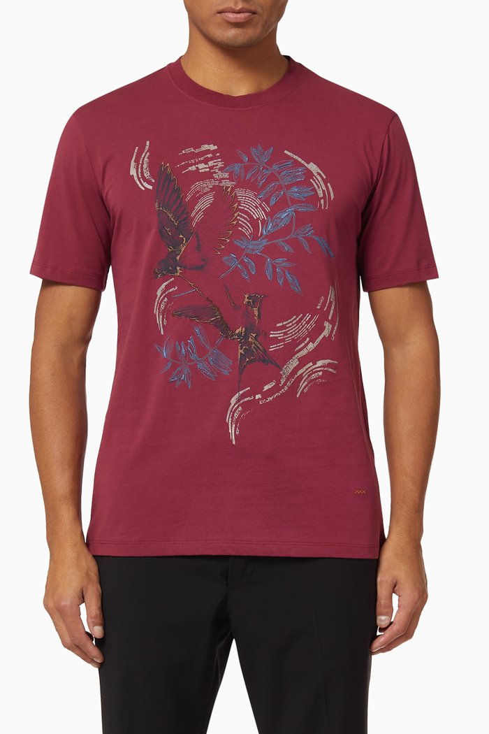 

Couture Cotton T-shirt, Red