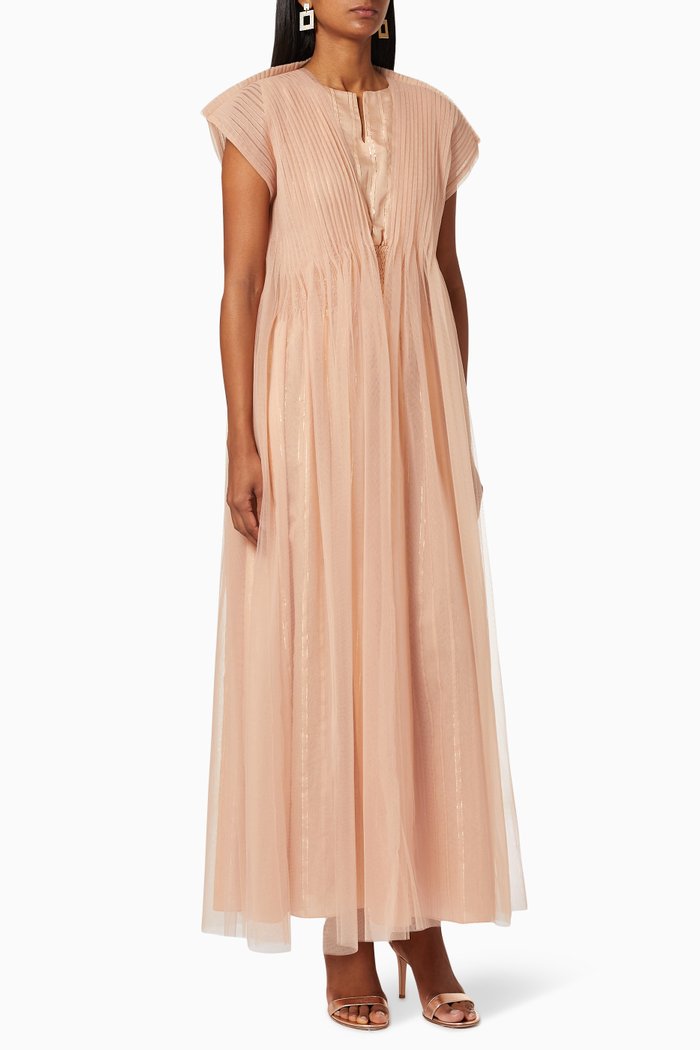 

Tulle Coat & Dress Set, Pink