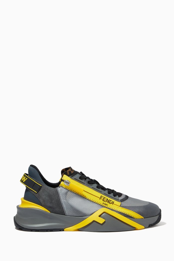

Logo Low Top Sneakers in Suede, Black