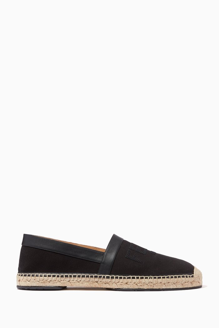 

Espadrilles in Canvas, Black