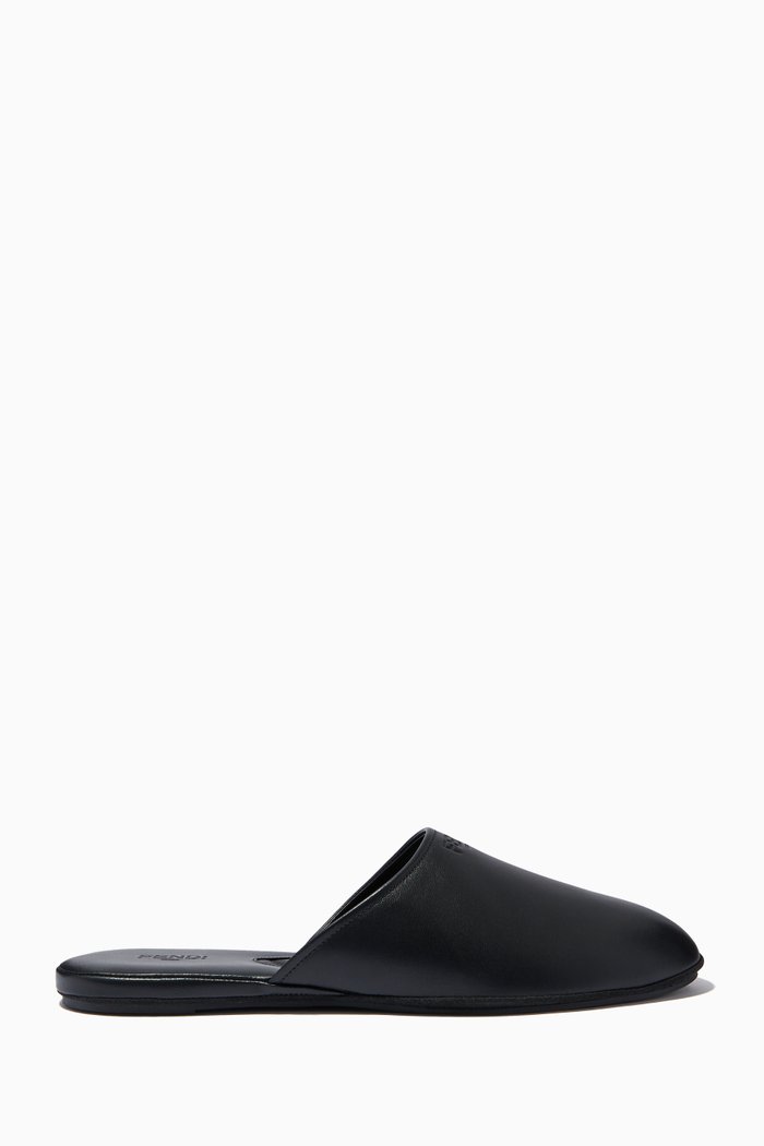 

Slippers in Nappa Leather, Black