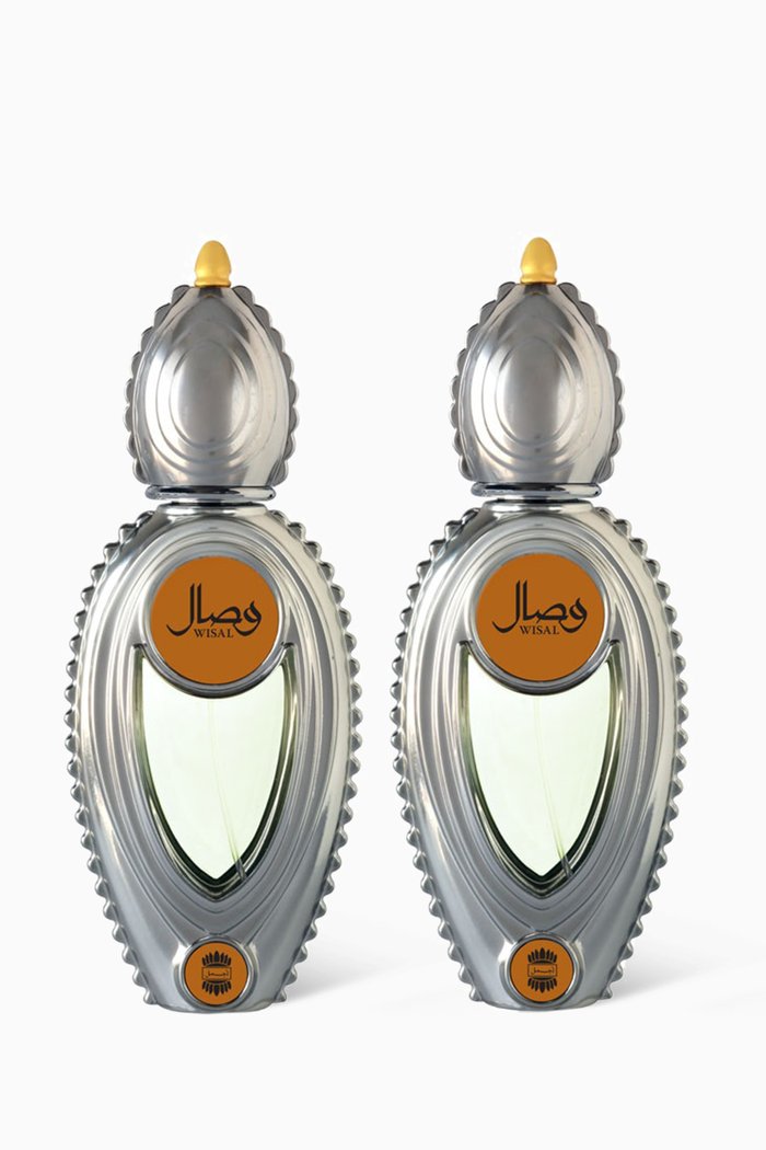 

Wisal Eau de Parfum 50ml, Set of 2, Multicolour