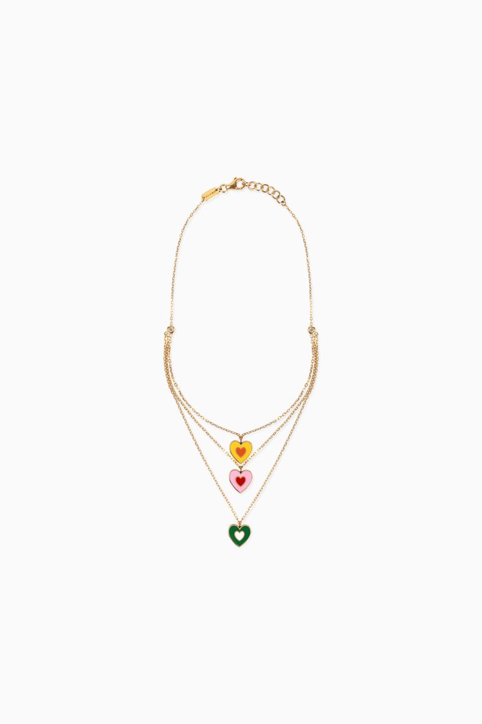 

Triple Heart Anklet in 18kt Yellow Gold