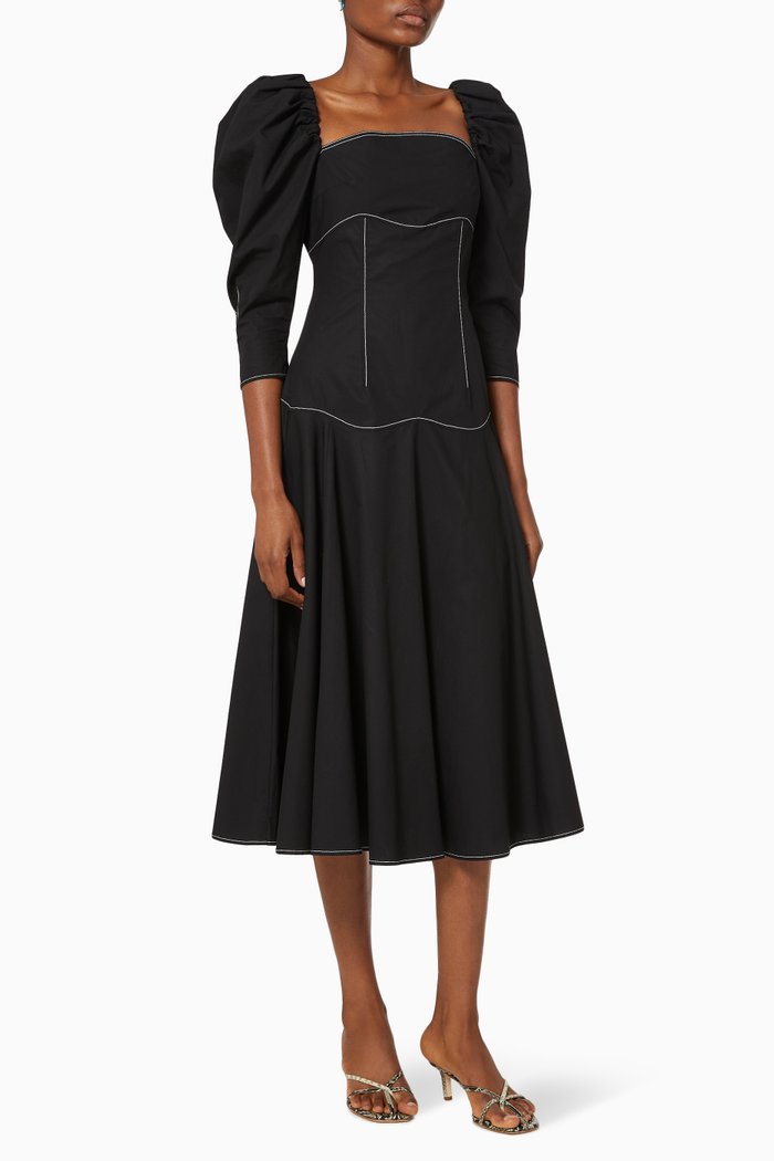 

Celeste Organic Cotton Dress, Black