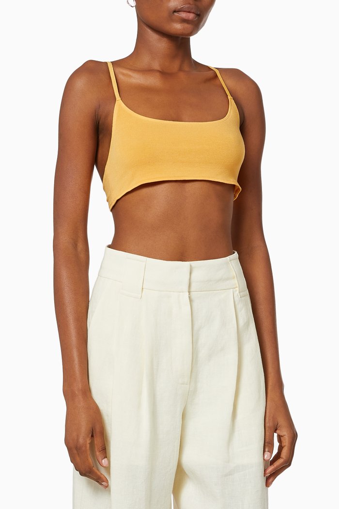 

Imogen Viscose Bralette, Yellow