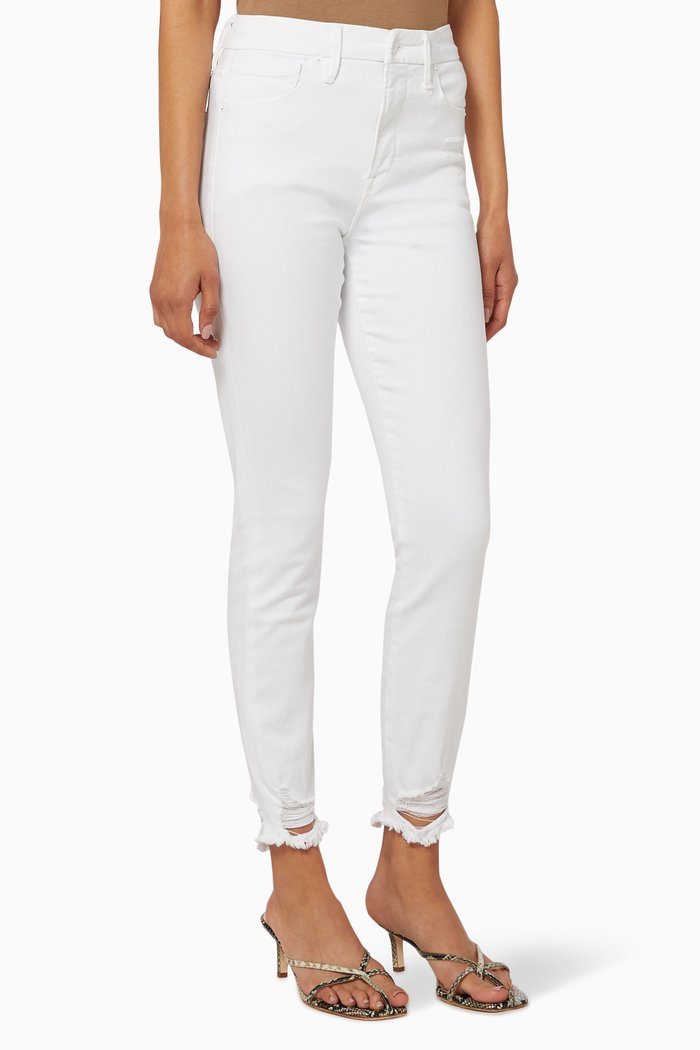 

Good Legs Crop Jeans, White