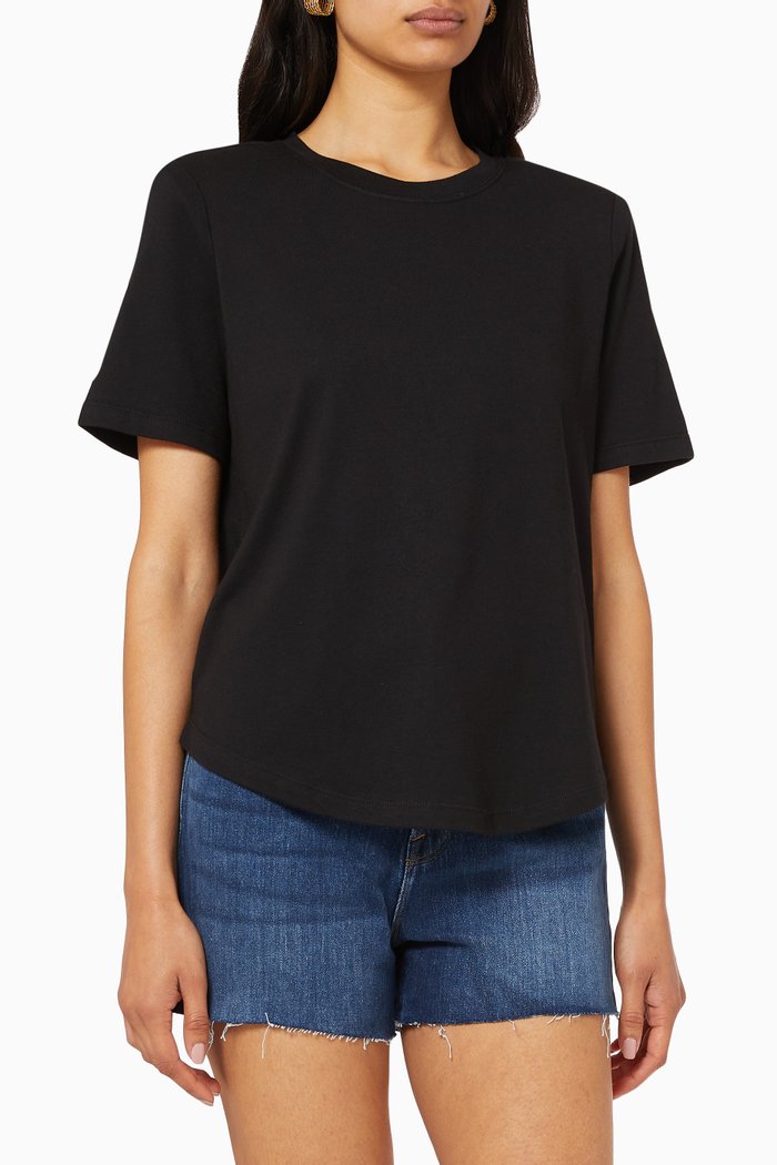 

Strong Shoulder T-shirt, Black
