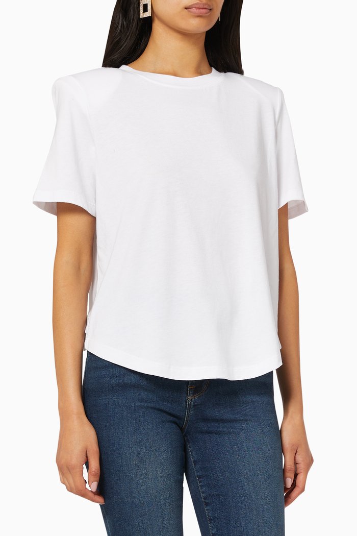 

Strong Shoulder T-shirt, White