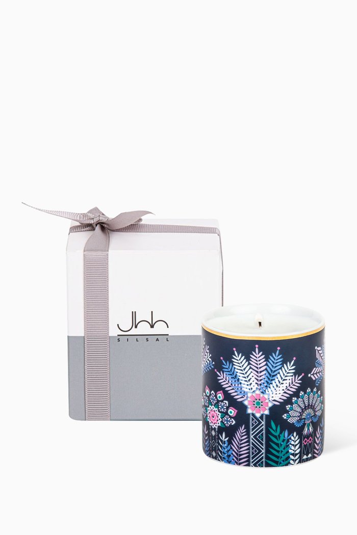 

Tala Candle with Vessel in Porcelain, 150g, Blue