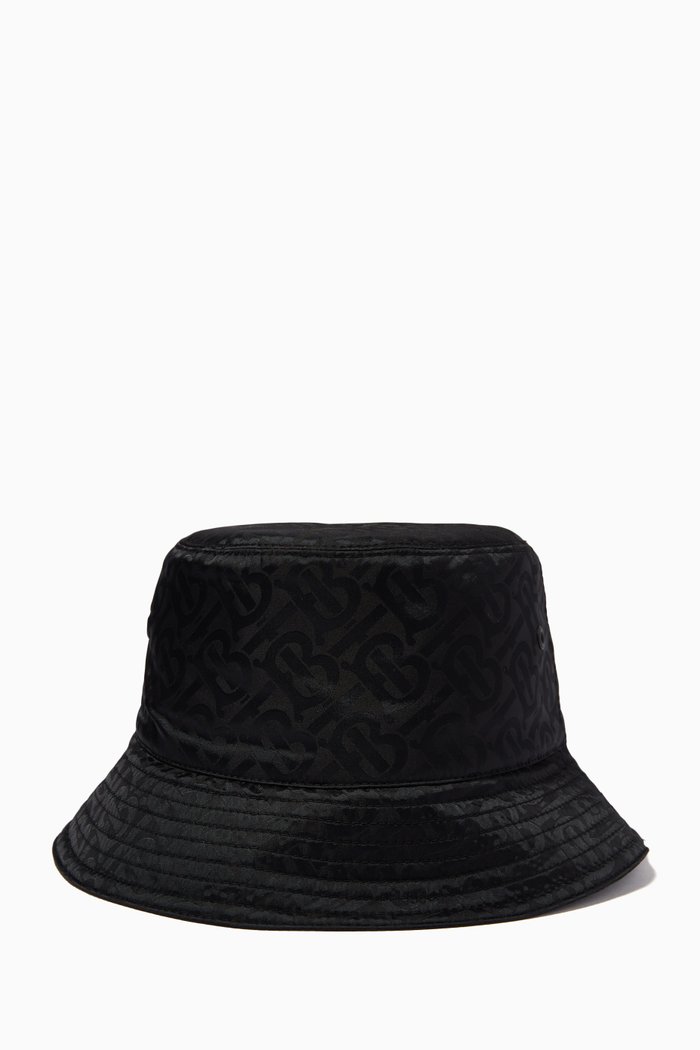 

Bucket Hat in Monogram Jacquard, Black