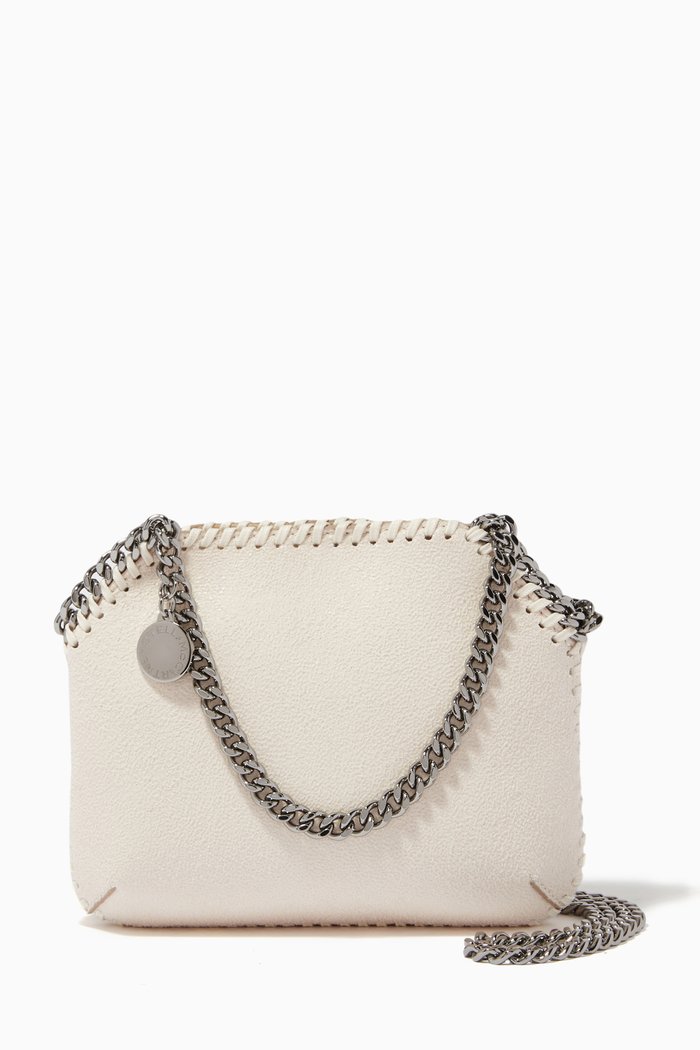

Falabella Mini Tote Bag, White