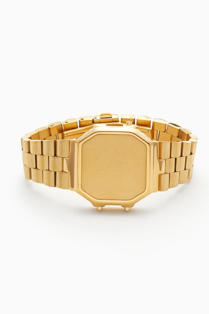 

Timeless Watch Bracelet in Stainless Steel, Gold