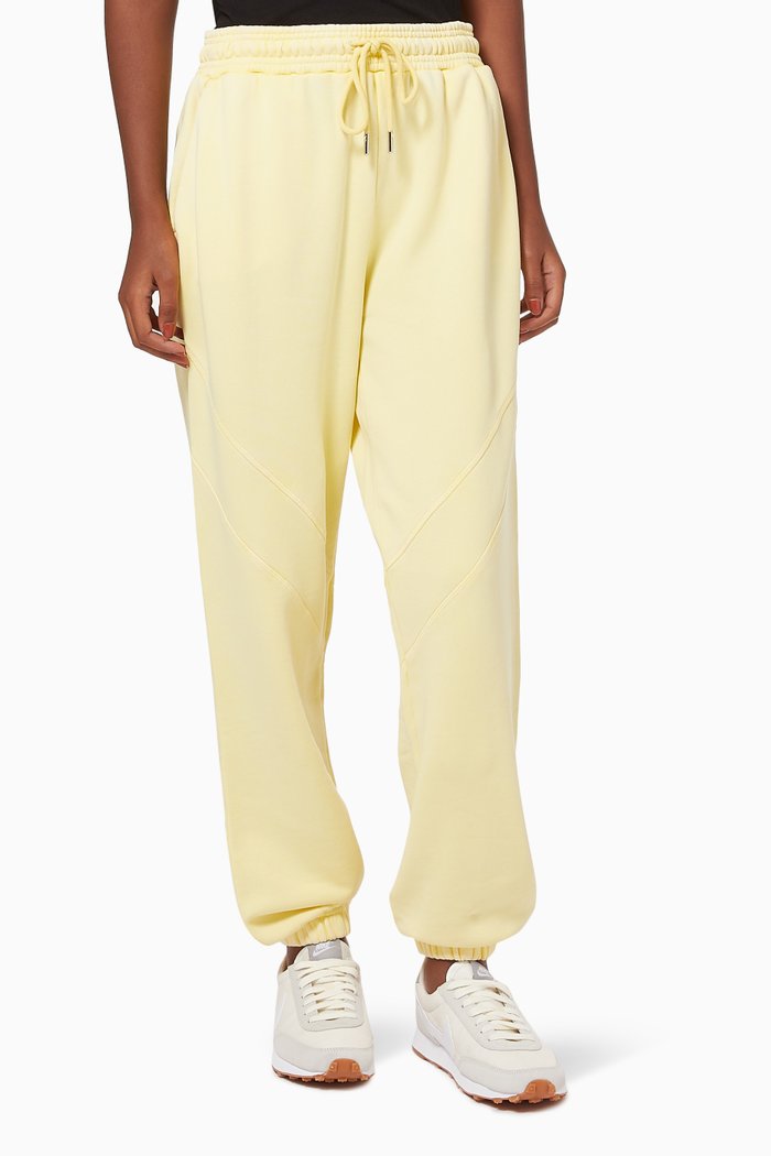 

Loopback Sweatpants in Organic Cotton, Yellow