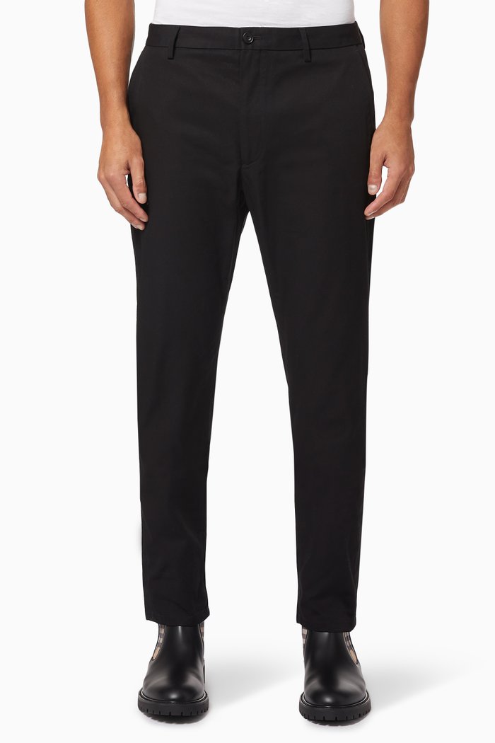 

Slim Fit Cotton Chinos, Black
