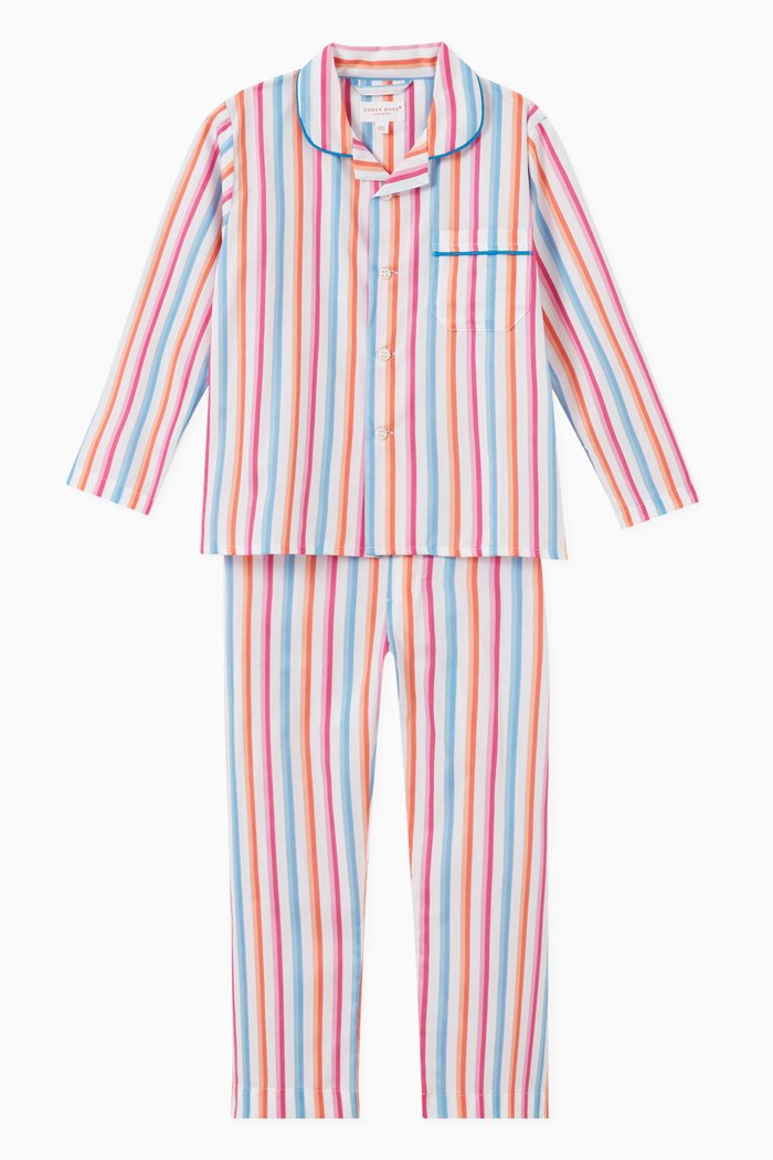 

Capri Pyjama Set in Cotton, Multicolour