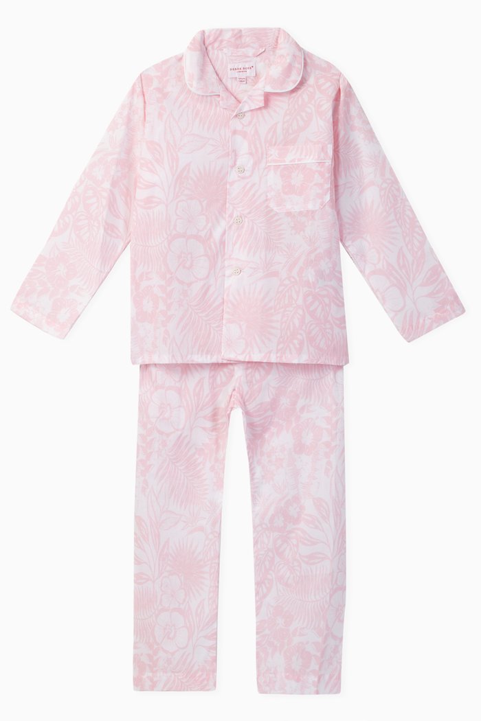 

Ledbury 40 Cotton Pyjama Set, Pink