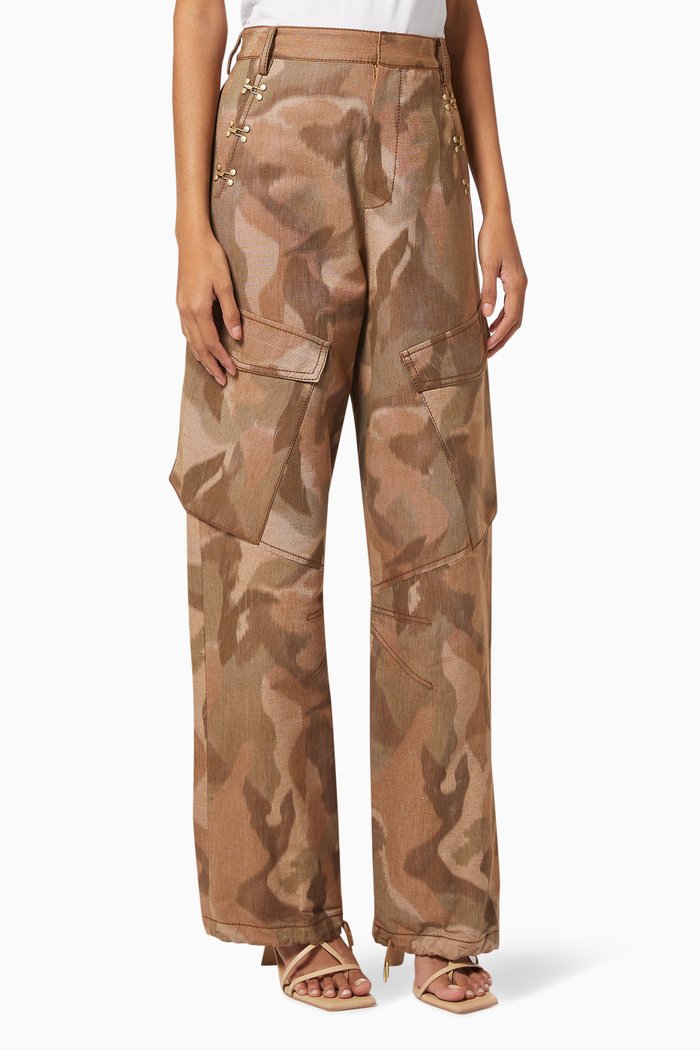 

Ikat Camo Pants, Neutral