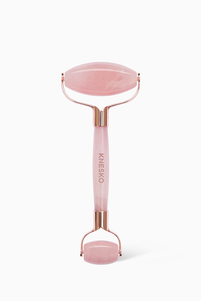

Rose Quartz Gemstone Roller, Large, Colourless