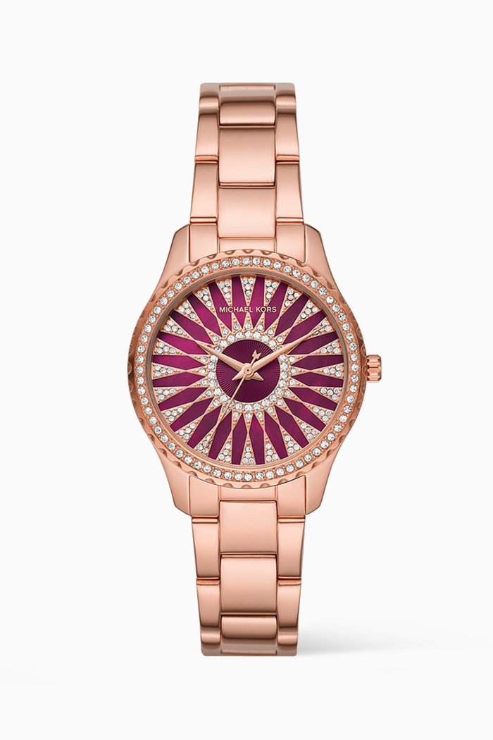 

Layton Quartz Watch, 33mm, Rose gold