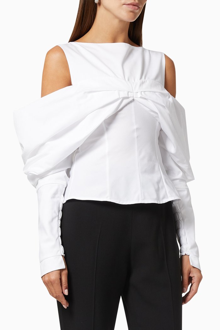 

Opera Top in Cotton, White