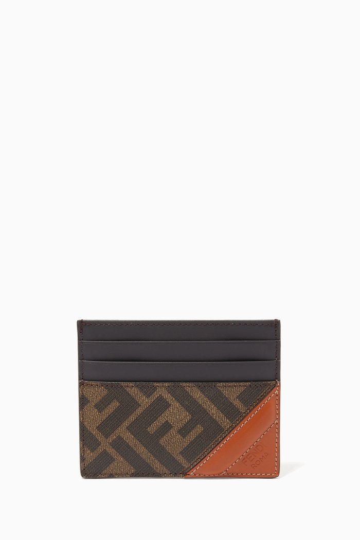 

FF Cardholder in Leather, Brown