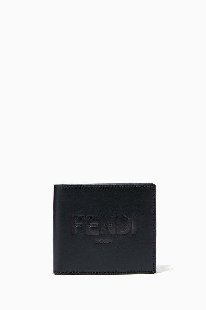 

Bi-Fold Wallet in Leather, Black